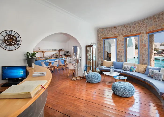 Lägenhetshotell Meltemi Perissa (Santorini)